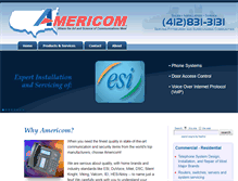 Tablet Screenshot of americominc.net